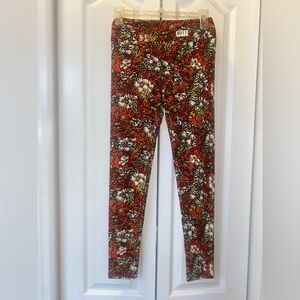 NEW LuLaRoe Floral OS Leggings 9011